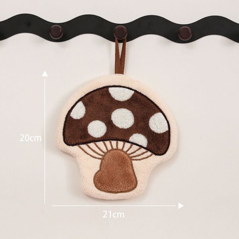 Decorative Mushroom Shape Towel for Kitchen, Bathroom & Baby Care Use
