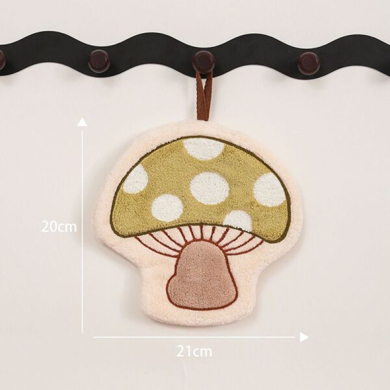 Decorative Mushroom Shape Towel for Kitchen, Bathroom & Baby Care Use