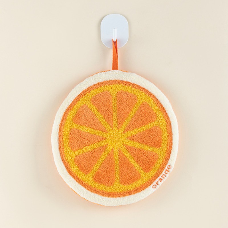 Decorative Orange Shape Towel for Kitchen, Bathroom & Baby Care Use