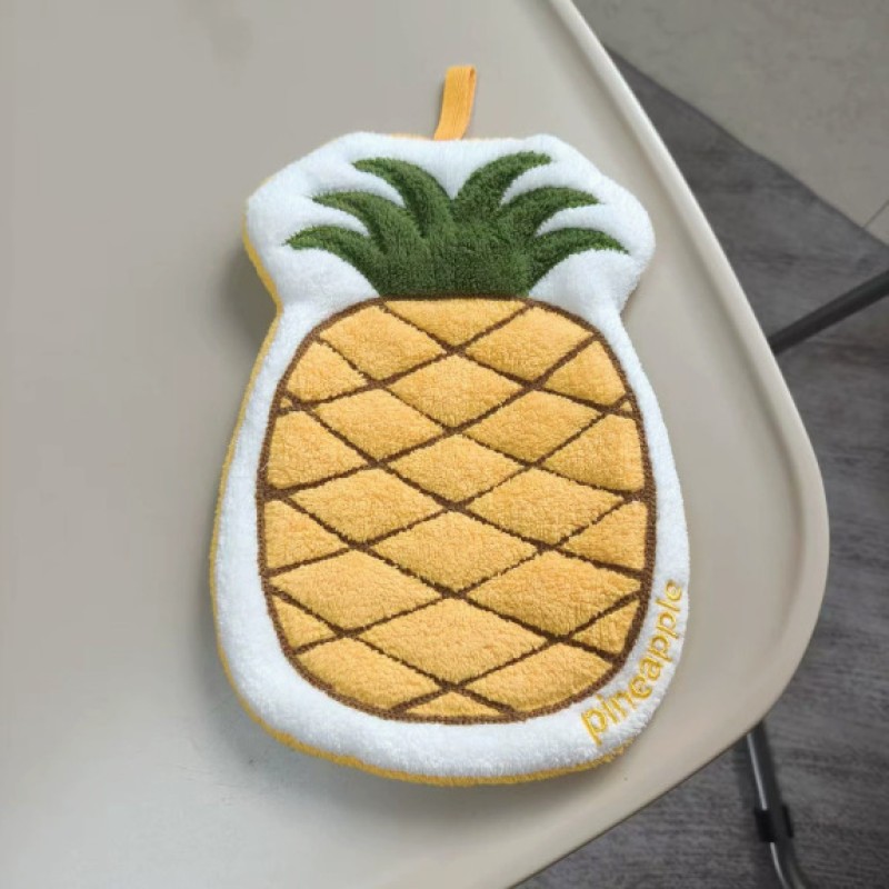 Decorative Pineapple Shape Towel for Kitchen, Bathroom & Baby Care Use